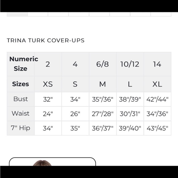 🆕Trina Turk “Basque” Swim Dress/Coverup, Size L - Picture 11 of 11